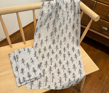 画像をギャラリービューアに読み込む, 針葉樹林の手拭い