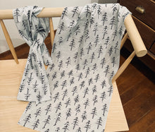 画像をギャラリービューアに読み込む, 針葉樹林の手拭い
